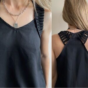 Naf Naf black sleeveless top size Medium great condition
